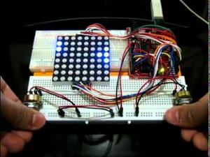 Ping-Pong на базе 8x8 Led Matrix и Arduino Uno